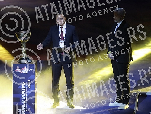 The opening ceremony of the AIBA Men's Boxing Championship was held at the Stark Arena in Belgrade.Svecana ceremonija otvaranja AIBA Svetskog prvenstva u boksu za muskarce odrzana je u Stark Areni u Beogradu.  