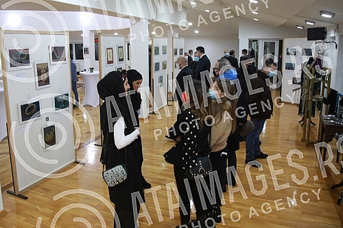 The Embassy of Egypt organized the exhibition 