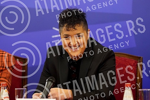 At the press conference in the Old Palace, the Deputy Mayor of Belgrade, Goran Vesic, presented the performers who will perform at the spectacular New Year's Eve 2022, organized by the City of Belgrade.
Na konferenciji za medije u Starom dvoru zamen At the press conference in the Old Palace, the Deputy Mayor of Belgrade, Goran Vesic, presented the performers who will perform at the spectacular New Year's Eve 2022, organized by the City of Belgrade.
Na konferenciji za medije u Starom dvoru zamen