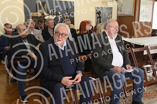 Awards from the Branko Copic Endowment Fund for works of high artistic value, published in 2019 and 2020, were solemnly presented in the Salon of the SANU Club.Nagrade iz Fonda Zaduzbine Branka Copica za dela visoke umetnicke vrednosti, objavljena 