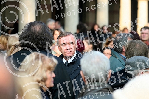 The funeral of Petar Kralj at the New Cemetery.Sahrana Petra Kralja  na Novom groblju.
