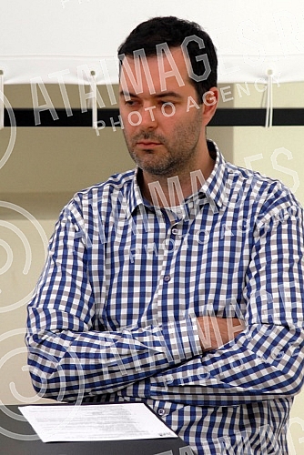 Konferencija za medije povodom 22. Festivala evropskog filma na Palicu odrzana u Muzeju Jugoslovenske kinoteke.