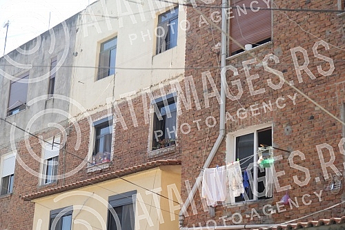 Durees - town and port on the Adriatic coast.  Drac - grad i luka na obali Jadranskog mora. P
