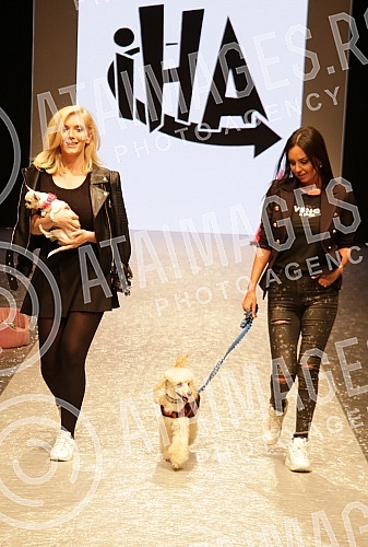 Fashion show of clothes for pets by Irena Atanaskovic.Modna revija odece za kucne ljubimce by Irena Atanaskovic.