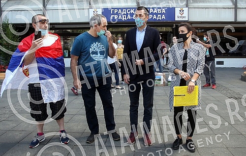 In the Secretariat for Urbanism and Construction Affairs, the initiative Not Drowning Belgrade submitted remarks and petitions regarding the development of a detailed regulation plan for the 