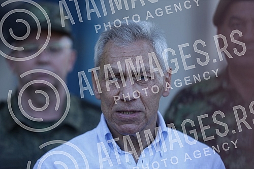 Deputy Prime Minister and Minister of Defense Nebojsa Stefanovic, Chief of General Staff of the Serbian Army General Milan Mojsilovic, Ambassador of the Russian Federation Aleksandar Bocan-Kharcenko and Defense Envoy Major General Aleksandar Zincenko