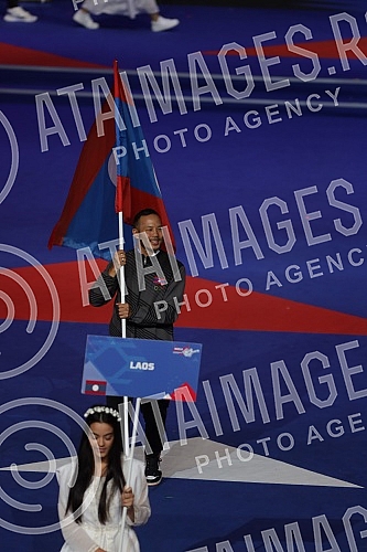 The opening ceremony of the AIBA Men's Boxing Championship was held at the Stark Arena in Belgrade.
Svecana ceremonija otvaranja AIBA Svetskog prvenstva u boksu za muskarce odrzana je u Stark Areni u Beogradu. The opening ceremony of the AIBA Men's Boxing Championship was held at the Stark Arena in Belgrade.
Svecana ceremonija otvaranja AIBA Svetskog prvenstva u boksu za muskarce odrzana je u Stark Areni u Beogradu.