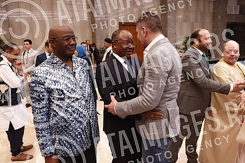 The Embassy of the Kingdom of Morocco organized an event on the occasion of Africa Day in the Palace of Serbia.Ambasada Kraljevine Maroka je organizovala u Palati Srbija dogadjaj povodom Dana Afrike.