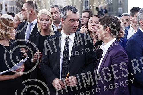 The state manifestation dedicated to the memory of all martyred and exiled Serbs on the occasion of the 27th anniversary of the military action Storm, this year was held in Novi Sad on Freedom Square.Drzavna manifestacija posvecena secanju na sve st