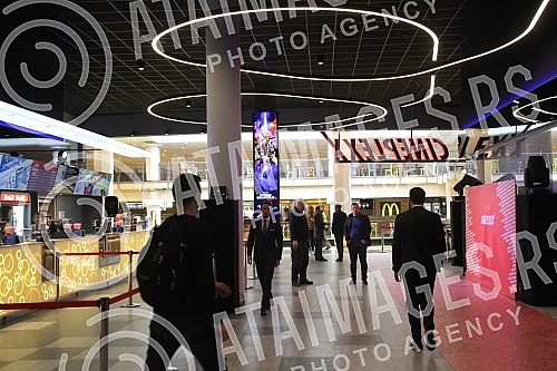 The opening of the new shopping center - BIG in Belgrade.Otvaranje novog Trznog centra - BIG u Beogradu. 