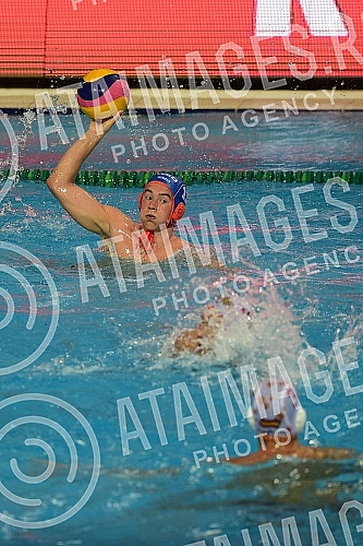 The match for the third place at the FINA World Junior Championship between the teams of Spain and the Netherlands was played at the pool on May 25. Milan Gale Muskatirovic.Mec za trece mesto na FINA Svetskom prvenstvo za juniore izmedju ekipa Span