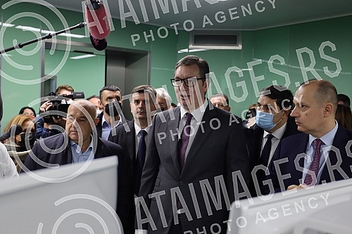 The President of the Republic of Serbia, Aleksandar Vucic, attended the opening of the new Clinical Center of Serbia after the completion of the first phase of works.Predsednik Republike Srbije Aleksandar Vucic prisustvovao je otvaranju novog Klini