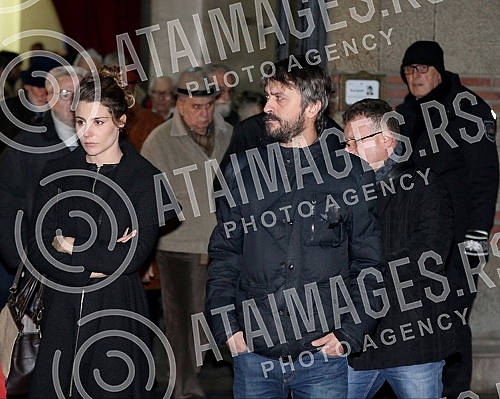 Burial - the cremation of the Serbian actress Neda Arneric held at the New Cemetery.Sahrana - kremacija srpske glumice Nede Arneric odrzana na Novom groblju.