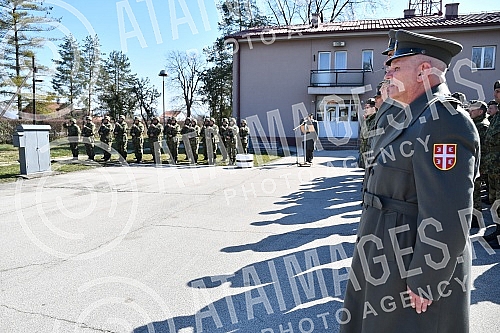 Marking the 23rd anniversary of the NATO bombing of SR Yugoslavia in 1999 in Kraljevo -  Barracks Jovo Kursula - 252 OMB commemoration of the heroes of the brigade who fell in the war in 1999. Obelezavanje 23 godine od NATO bombardovanja SR Jugosla