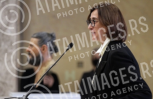 The prehistoric MetaHuman man, who really lived 10,000 years ago in Lepenski vir, was presented at the National Museum, after the world premiere of the global innovation from Serbia at Expo 2020 Dubai, on December 16, 2021.
Praistorijski MetaHuman c The prehistoric MetaHuman man, who really lived 10,000 years ago in Lepenski vir, was presented at the National Museum, after the world premiere of the global innovation from Serbia at Expo 2020 Dubai, on December 16, 2021.
Praistorijski MetaHuman c