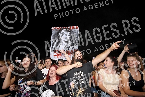 The performance of the group Riblja corba at the Banja Luka Music Days, which due to the epidemiological situation and the measures currently in force, took place at the concert venue of the Aquana Water Park.Nastup grupe Riblja corba na Banjalucki