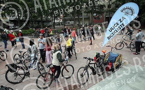 Belgrade cyclists held a protest ride - 109. Critical mass called 