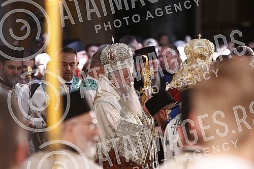 His Holiness Patriarch of Serbia Mr. Porfirije and His Beatitude Archbishop of Ohrid and Macedonia Mr. Stefan, together with all the hierarchs of the Serbian Orthodox Church and the Macedonian Orthodox Church - Ohrid Archbishopric, served the Holy Hi