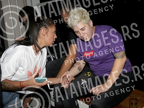 Performance of Nenad Sindjelic - Gasttozz held on raft Freestyler.Nastup Nenada Sindjelica - Gastoza na splavu Freestyler.