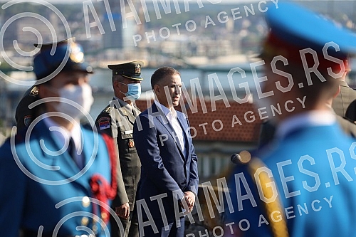 The two-day celebration of the Day of Victory over Fascism in the Second World War - May 9, began with the firing of honorary platoons of the Serbian Army from the Sava Terrace on Kalemegdan.Dvodnevno obelezavanja Dana pobede nad fasizmom u Drugom 