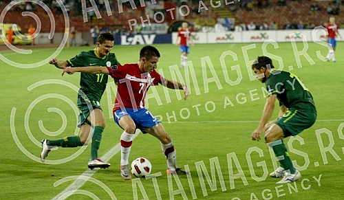 ualifications for UEFA Euro 2012 - the match between the national teams of Serbia and Slovenia was held at the Marakana Stadium.Kvalifikacije za UEFA Euro 2012 - utakmica izmedju reprezentacija Srbije i Slovenije odrzana je na stadionu Marakana