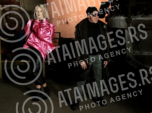 Nenad Sindjelic - Gastoz and Aleksandra Ristic - Alexandra Matrix make a video for the new song.Nenad Sindjelic - Gastoz i Aleksandra Ristic - Alexandra Matrix na snimanju spota za novu pesmu.