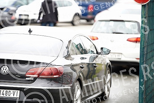 Accompanied by a lawyer, Vladimir Vuletic went to the premises of the Prosecutor's Office for Organized Crime in Ustanicka Street in Belgrade to be questioned about the circumstances of his cooperation with Veljko Belivuk's criminal organization, whi