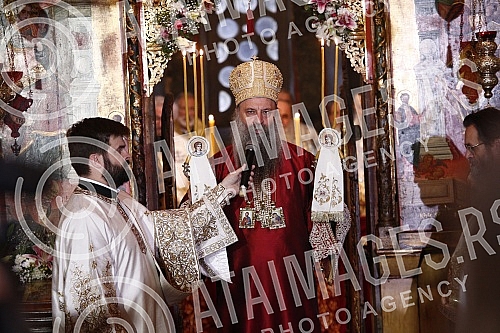 The Serbian Patriarch Porfirije was enthroned in the Peck Patriarchate Monastery, in Kosovo and Metohija, on the throne of the Archbishop of Pec and Serbian Patriarchs, and the act of ordination took place on the Feast of the Intercession of the Bles The Serbian Patriarch Porfirije was enthroned in the Peck Patriarchate Monastery, in Kosovo and Metohija, on the throne of the Archbishop of Pec and Serbian Patriarchs, and the act of ordination took place on the Feast of the Intercession of the Bles