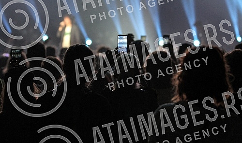 Concert of Scottish pop rock band from Glasgow - Texas held on Sports hall 