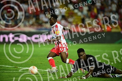 The match of the first round of the Europa League group stage between FC Crvena Zvezda and FC Monaco was played at the Rajko Mitic stadium.
Utakmica prvog kola grupne faze Lige Evrope izmedju FK Crvena zvezda i FK Monako odigrana je na stadion Rajko The match of the first round of the Europa League group stage between FC Crvena Zvezda and FC Monaco was played at the Rajko Mitic stadium.
Utakmica prvog kola grupne faze Lige Evrope izmedju FK Crvena zvezda i FK Monako odigrana je na stadion Rajko