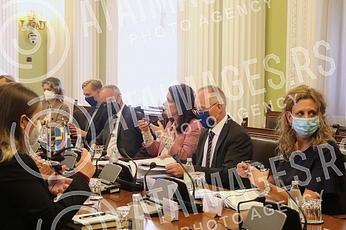 A meeting between the President of the Serbian Parliament Ivica Dacic and the Minister of Foreign Affairs of Sweden and OSCE Chairman-in-Office Ann Linde was held in the House of the National Assembly. U Domu Narodne skupstine odrzan je sastanak pr