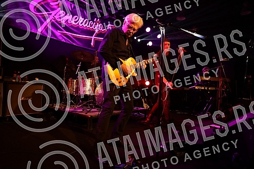 The rock group Generation 5 marked its 44th anniversary with a concert in the American Hall of the Youth Center in Belgrade.
Rok grupa Generacija 5 je 44. godine postojanja obelezila koncertom u sali Amerikana Doma omladine u Beogradu. The rock group Generation 5 marked its 44th anniversary with a concert in the American Hall of the Youth Center in Belgrade.
Rok grupa Generacija 5 je 44. godine postojanja obelezila koncertom u sali Amerikana Doma omladine u Beogradu.