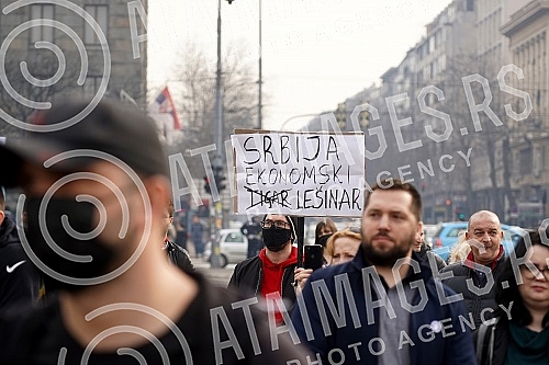 The Association of the Protector of entrepreneurs and businessmen organized a protest 