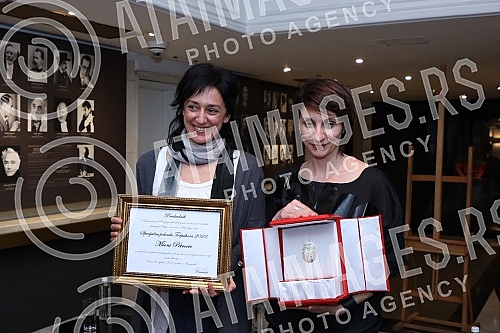 Recognitions of the Association of Professional Ballet Dancers, Choreographers and Ballet Educators of Serbia (PUBS) for 2022 were awarded - the Terpsihora Award and a special commendation.Dodeljena su priznanja Udruzenja profesionalnih baletskih i