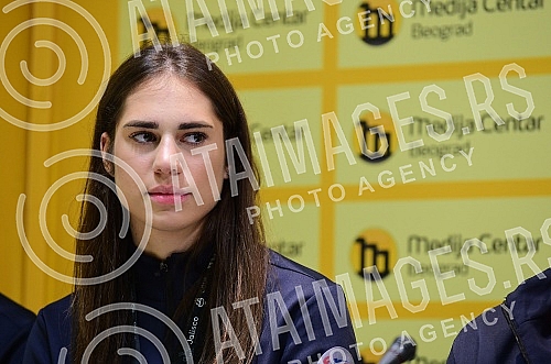 Conference on the occasion of the success of the Serbian national team in taekwondo.Konferencija povodom uspeh srpskih reprezentativaca u tekvondo.