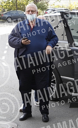 Dr. Vojislav Seselj, President of the Serbian Radical Party before the Third Court - Trial of the indictment Vojislav Seselj against Bosko Obradovic.Dr Vojislav Seselj, predsednik Srpske radikalne stranke ispred Treceg suda - Sudjenje po optuznici V