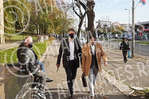 The trial of Predrag Koluvija and the co-defendants for organizing the largest marijuana farm in Europe - Jovanjica - continued before the Department for Organized Crime of the High Court in Belgrade.
Pred Odeljenjem za organizovani kriminal Viseg s The trial of Predrag Koluvija and the co-defendants for organizing the largest marijuana farm in Europe - Jovanjica - continued before the Department for Organized Crime of the High Court in Belgrade.
Pred Odeljenjem za organizovani kriminal Viseg s