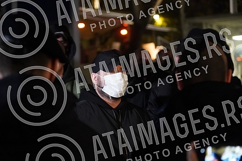 A gathering of several non-governmental organizations, opposition parties and citizens gathered on Cvetni trg for the 