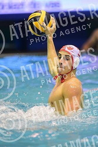 The match of the second round of the Premier Regional Water Polo League between VK Crvena Zvezda and VK Primorac.Utakmica drugog kola Premijer regionalne vaterpolo lige izmedju VK Crvena zvezda i VK Primorac.