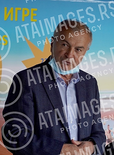 A press conference of the representatives of the Serbian federation of company sports, at which it was announced that they will go to the Summer company sports games in Greece in June. Konferencija za novinare predstavnika Srpske federacije kompani