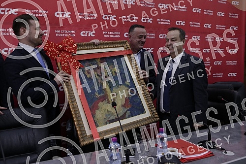 The President of the Socialist Party of Serbia, Ivica Dacic, held a meeting with the leadership of the Belgrade City and Municipal Organizations of the SPS.
Predsednik Socijalisticke partije Srbije Ivica Dacic odrzao je sastanak sa rukovodstvom beog The President of the Socialist Party of Serbia, Ivica Dacic, held a meeting with the leadership of the Belgrade City and Municipal Organizations of the SPS.
Predsednik Socijalisticke partije Srbije Ivica Dacic odrzao je sastanak sa rukovodstvom beog