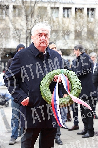 The 112th birthday of the Olympic Committee of Serbia was marked on the plateau in front of the Hotel Moskva.112. rodjendan Olimpijskog komiteta Srbije obelezen je na platou ispred hotela Moskva.