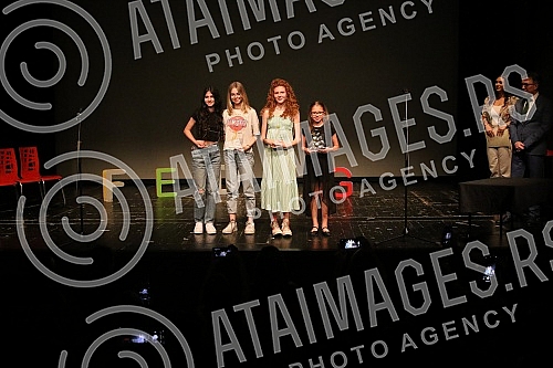 The first Festival of Children's Acting Achievements in Films and TV Series FEDEG and the award ceremony were held at the Small Theater Dusko Radovic.Prvi Festival decijih glumackih ostvarenja u filmovima i TV serijama FEDEG i dodela nagrada odrzan