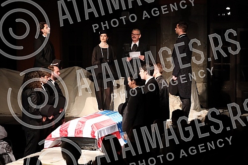 The premiere of the play 