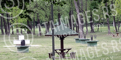 International Labor Day - May 1 in Belgrade. Curfew at the time of COVID 19.Medjunarodni praznik rada - 1. maj u Beogradu. Policijski cas u vreme COVID 19.