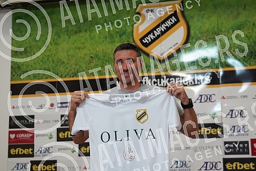 Promotion of the new head of the Cukaricki football club Dusan Kerkez and the first roll call of the team before the start of preparations for the upcoming 2022/23 season.Promocija novog sefa struke fudbalskog kluba Cukaricki Dusana Kerkeza i prva 