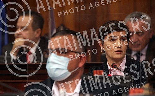 The Prime Minister of the Republic of Serbia, Ana Brnabic, and members of the Government, are answering questions from MPs in the House of the National Assembly.Predsednica Vlade Republike Srbije Ana Brnabic sa clanovima vlade, odgovara na pitanja 