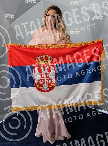 Farewell Tijana Bogicevic in Kiev at the Eurovision Song Contest (Eurovision Song Contest 2017).Ispracaj Tijane Bogicevic u Kijev na Eurosong (pesma Evrovizije 2017)