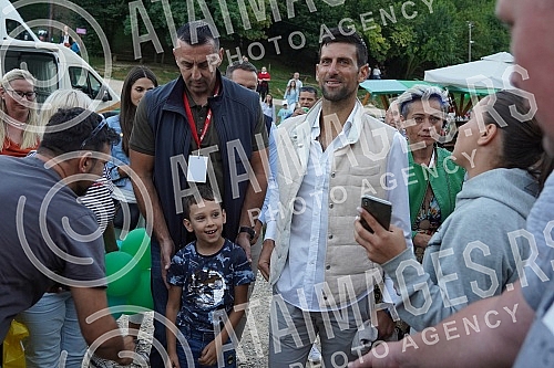 Ceremonial opening of the tennis complex in the Ravne 2 Archaeological and Tourist Park in Visoko.Svecano otvaranje teniskog kompleksa u Arheolosko-turistickom parku Ravne 2 u Visokom.