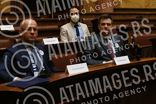 The President of the National Assembly, Ivica Dacic, addressed the celebration of the Jewish holiday of Hanukkah, organized by the Parliamentary Group of Friendship with Israel, whose president is Vladimir Marinkovic, and in cooperation with the Amba